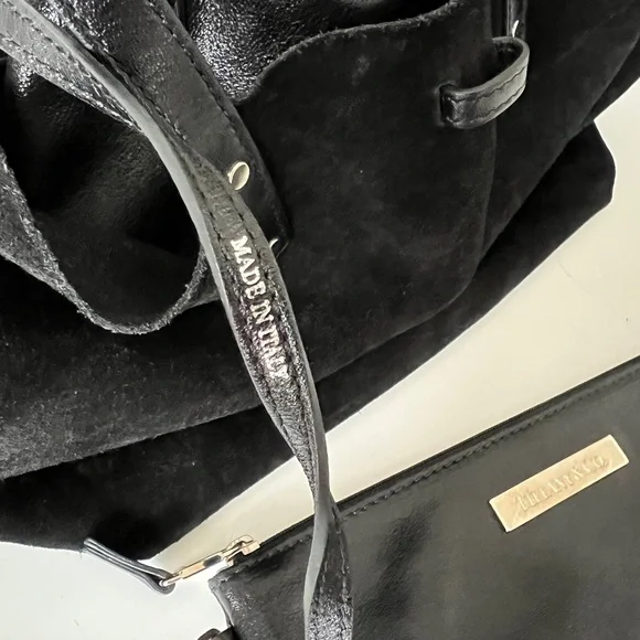Tiffany & Co Reversible Black Suede/Leather Tote Bag (Small) - Picture 7 of 15